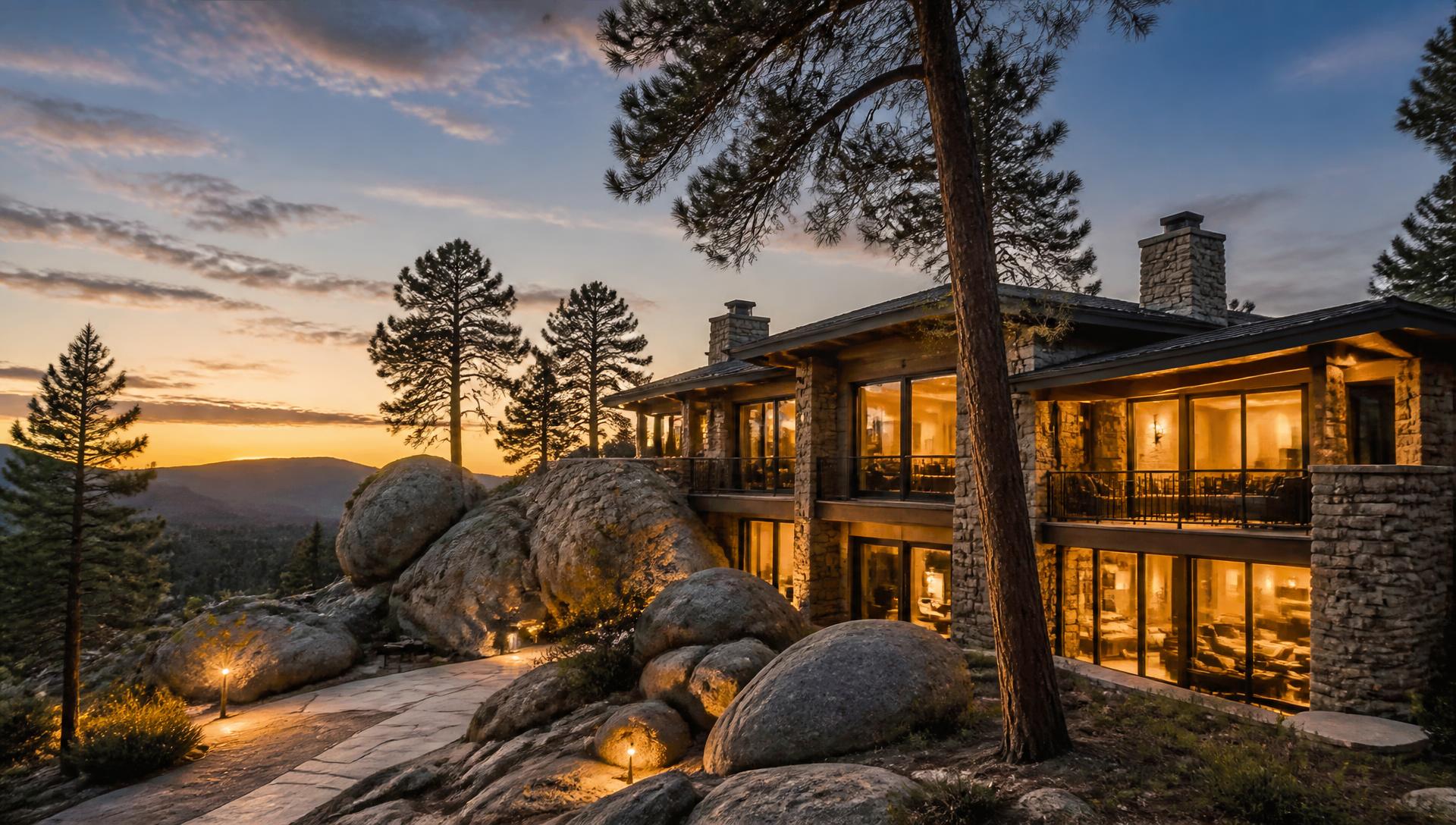 Unfurnished Northern Arizona vacation home before interior design